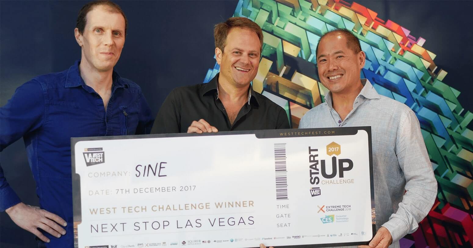 sine wins start up challenge