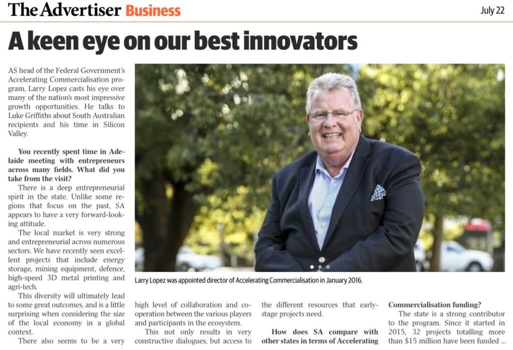 The advertiser business newspaper article