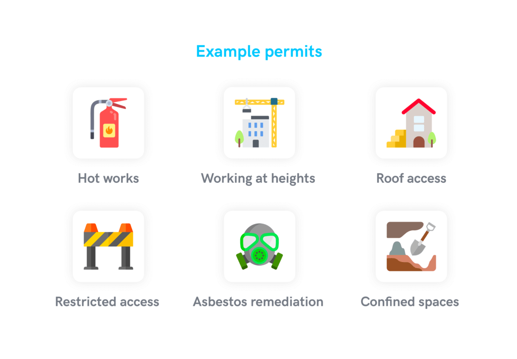 Permits to work examples