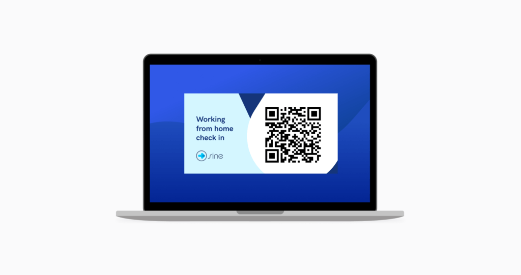 working from home sign in with qr code