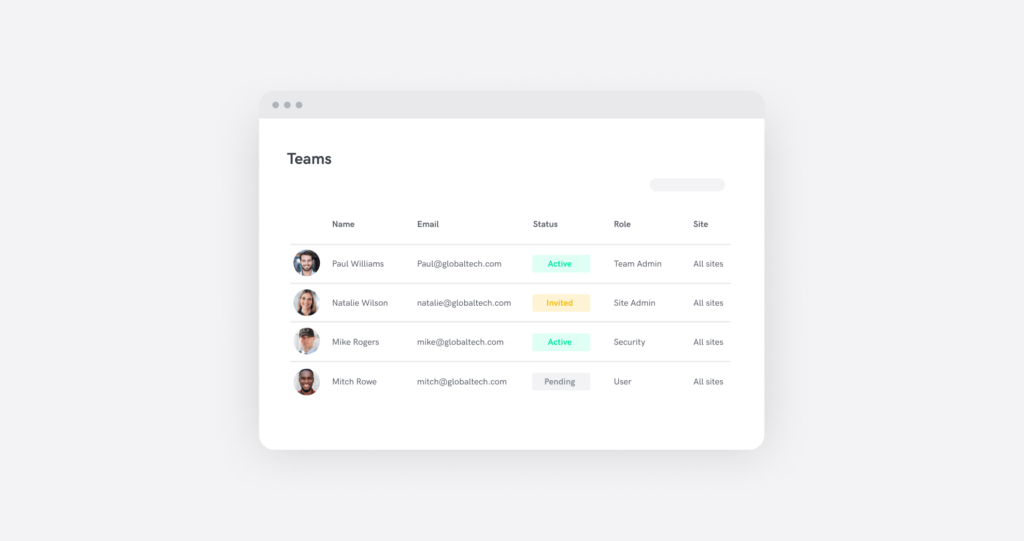 Real-time reporting and capacity management