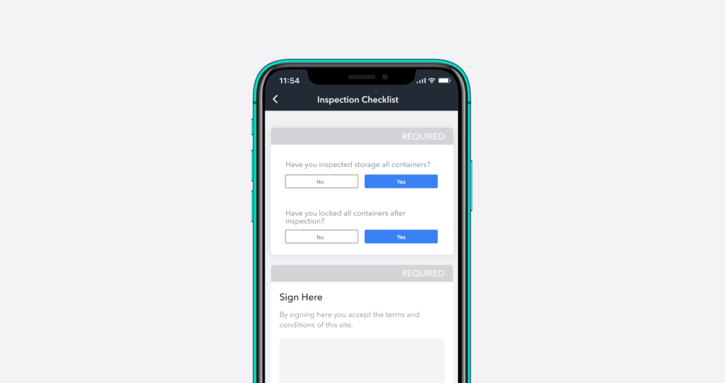 digitize inspection checklists with sine