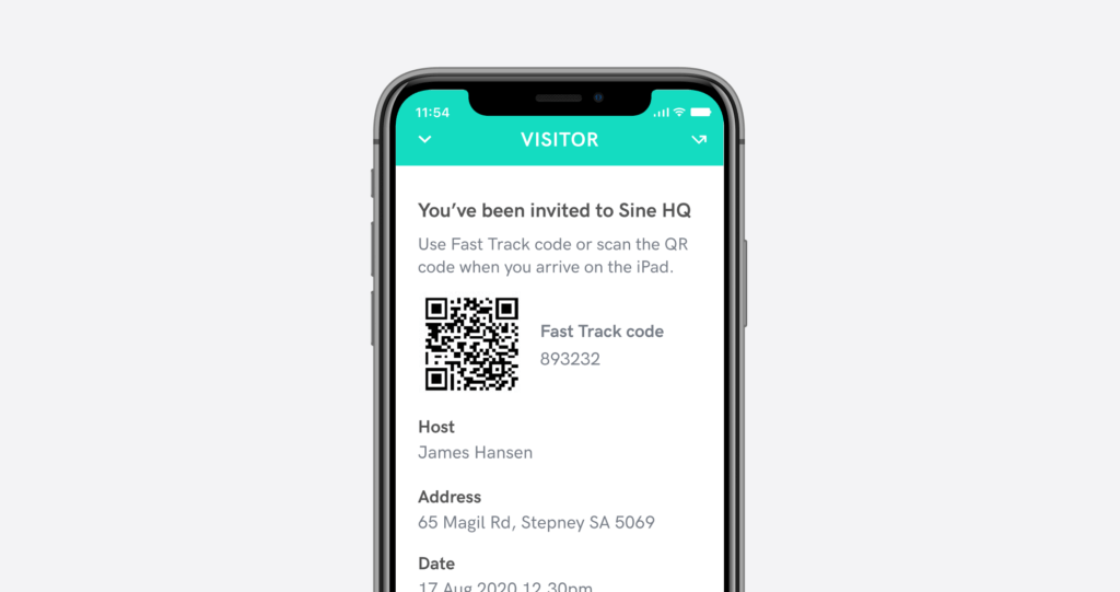use digital invitations to fast track access to your building