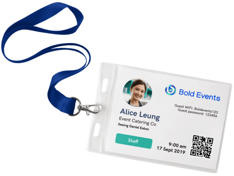 Visitor Badge Printing Sine