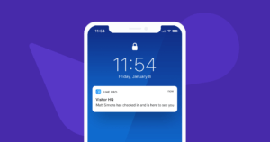 Impress customers with a client arrival notification system