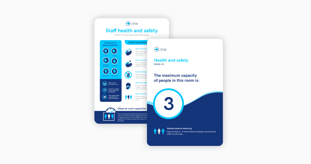 Signage to keep people safer