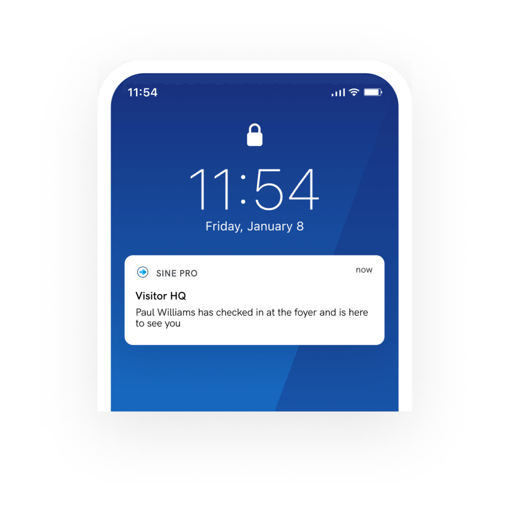 Notification mobile kiosk