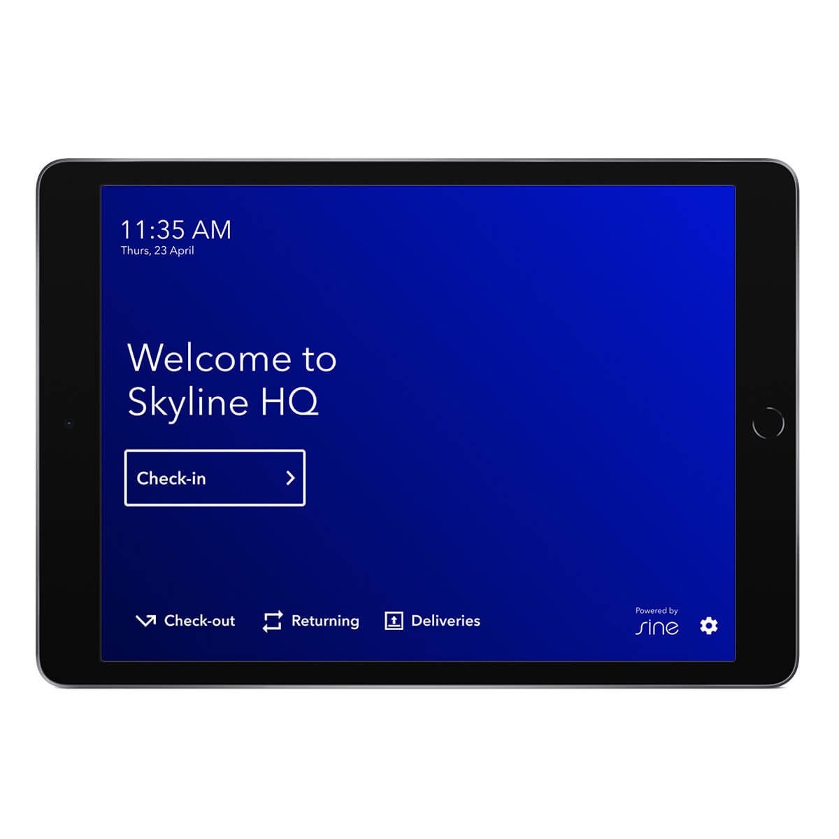 Set up Sine iPad