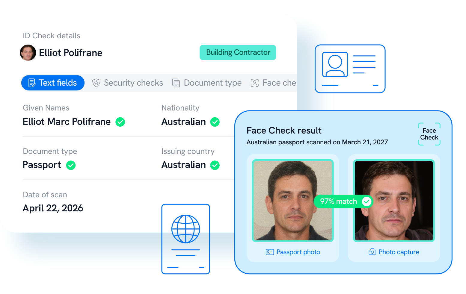 Sine Screens – ID Check FA